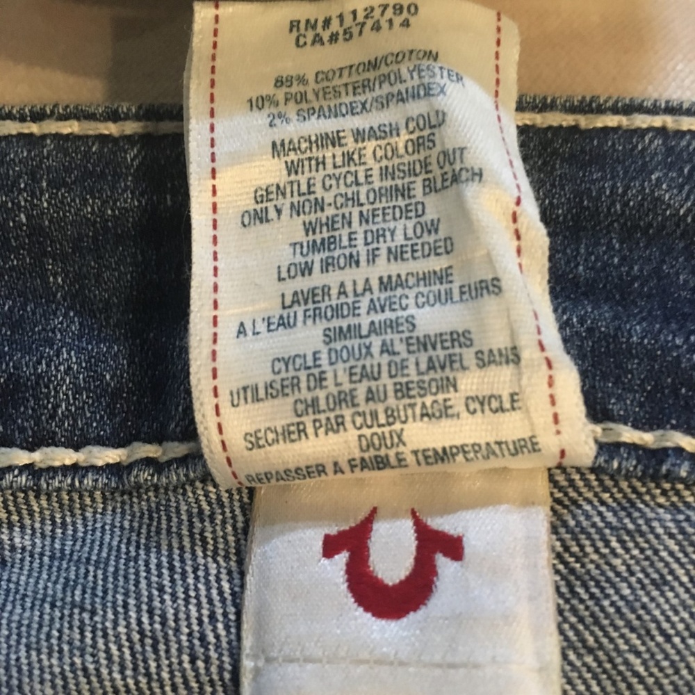 Authentic True Religion Rhinestone Jeans - Picture 5 of 6